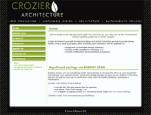 Tablet Screenshot of crozierarchitecture.com